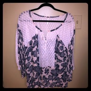 Print blouse